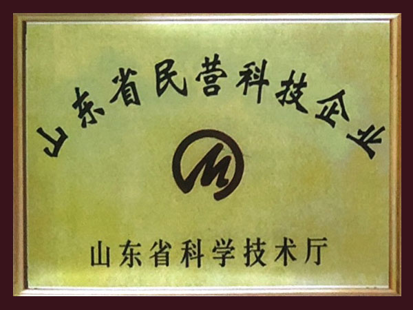 山東省民營(yíng)科技企業(yè)